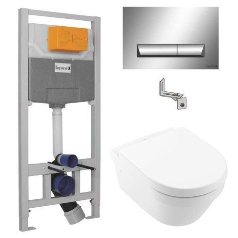 Набір інсталяційний VILLEROY & BOCH ARCHITECTURA 4694HR01+i8120 74818 фото