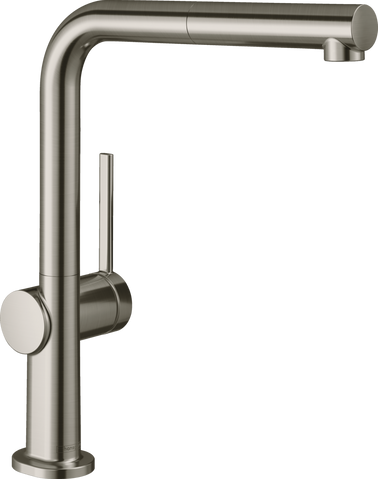 Змішувач для кухонної мийки з висувним душем HANSGROHE TALIS M54 72808800, нержавіюча сталь 92452 фото