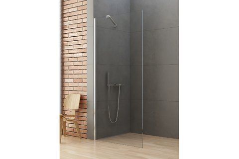 Душова кабіна walk in NEW SOLEO 100x195 прозоре скло ACTIVE SHIELD 6мм NAVARA59989 фото