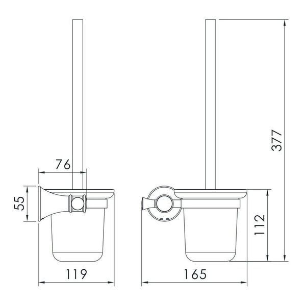 Щітка для унітаза IMPRESE PODZIMA ZRALA ZMK02170826 56596 фото