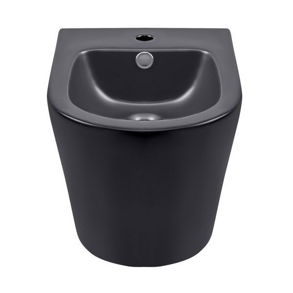 Біде підвісне Qtap Scorpio 515x360x345 Matt black QT1455053FMB SD00042531 фото