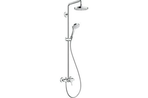 Душова система Croma Select S 180 2jet Showerpipe зі змішувачем, білий/хром (27255400) NAVARA23300 фото