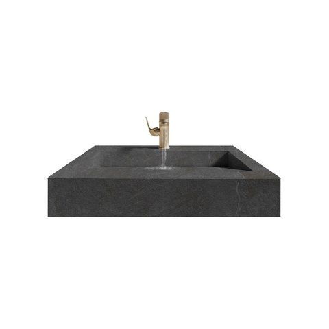 Раковина з керамограніту DSALO001 Teo Ceramics Leon Anthracite F P Mat dsrk583599301 фото