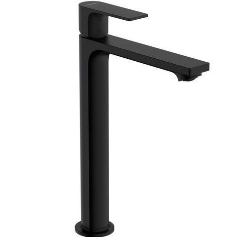 Змішувач для раковини Hansgrohe Rebris E 72591670 240 CoolStart EcoSmart+ чорний матовий 551230 фото