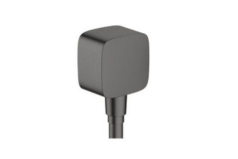 Шлангове під'єднання FixFit E зі зворотнім клапаном Brushed Black Chrome (26457340) NAVARA39468 фото