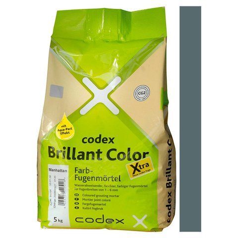 Затирка Brillant Color Xtra 39/5 графіт Codex NSVIT115088 фото