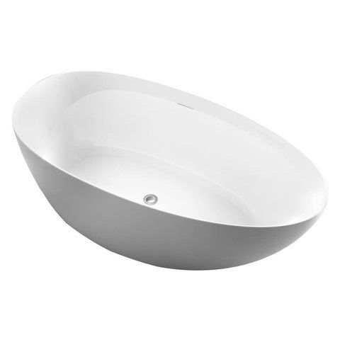 Ванна акрилова IMPRESE BILINA 170x85 IT528 із сифоном 73196 фото