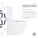 Унітаз-компакт Qtap Stork/Swan безобідковий з сідінням Soft-close QT15222178W SD00036225 фото 4
