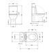 Унітаз-компакт Qtap Stork/Swan безобідковий з сідінням Soft-close QT15222179W SD00036226 фото 2