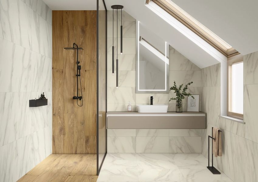 Декор Daybreak Bianco RECT 298x598x8 Paradyz LEO-S-R-298X598-1-DAYB.BIDE-M фото