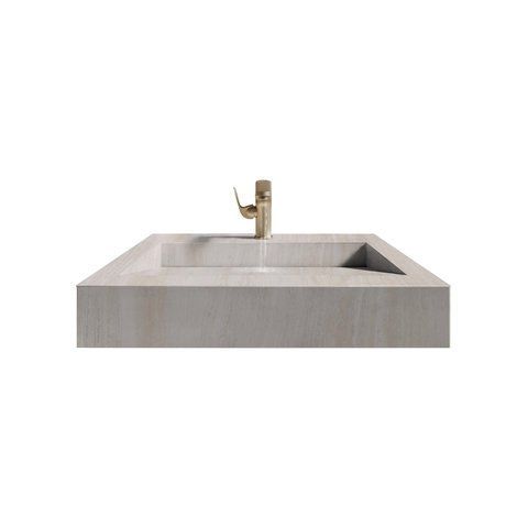 Раковина з керамограніту DSALO001 Teo Ceramics Travertine Ivory F P R Mat dsrk583599017 фото