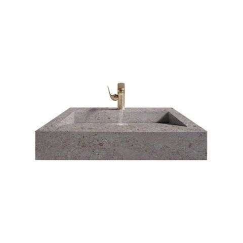 Раковина з керамограніту DSALO001 Allore Group CRYSTAL LIGHT BEIGE MAT dsrk583595063 фото