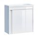 Тумба з раковиною Devit Small 063050W, 50 см, білий глянець 548190 фото 1