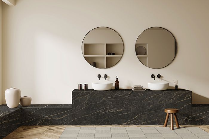 Керамограніт Neolith BLACK OBSESSION FUSION Лапатована 3200x1500x6 мм 105008 фото