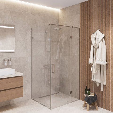 Скляна душова кабіна CRISTAL 553 фото