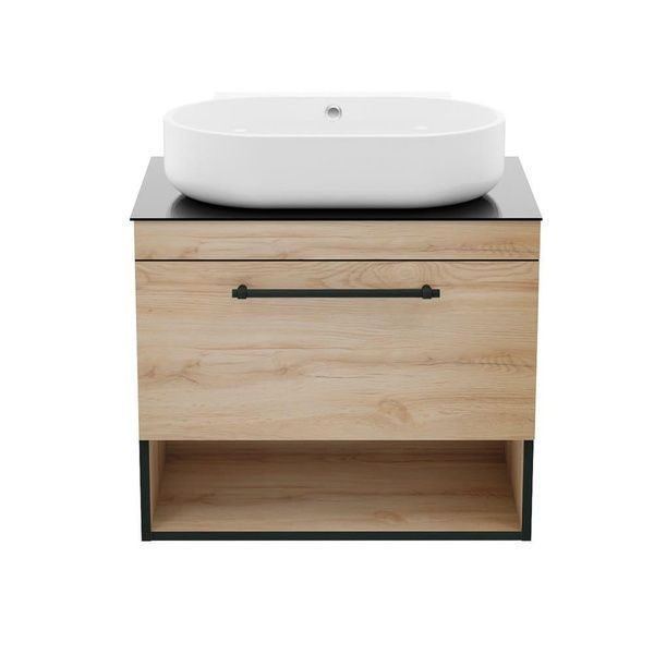 Тумба з умивальником IMPRESE BLACK EDGE f32117OK, дуб 81842 фото