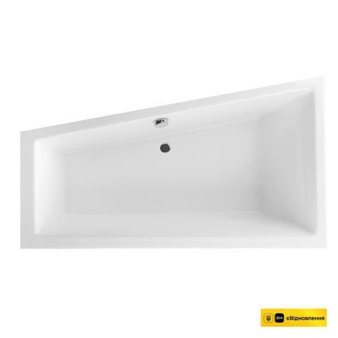 Ванна акрилова кутова 1700x1000 Excellent Sfera Slim ліва (WAEX.SFL17WHS) WAEX.SFL17WHS фото