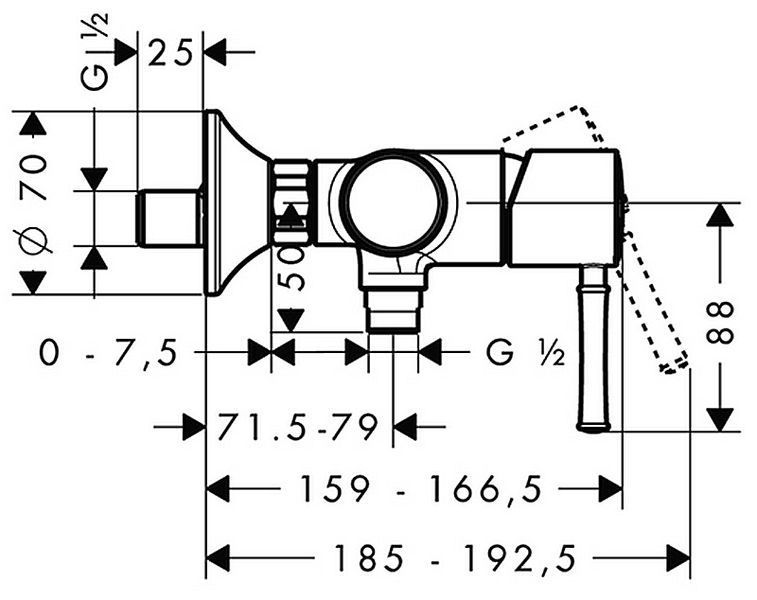 Змішувач Talis Classic для душу, хром (14161000) NAVARA22374 фото