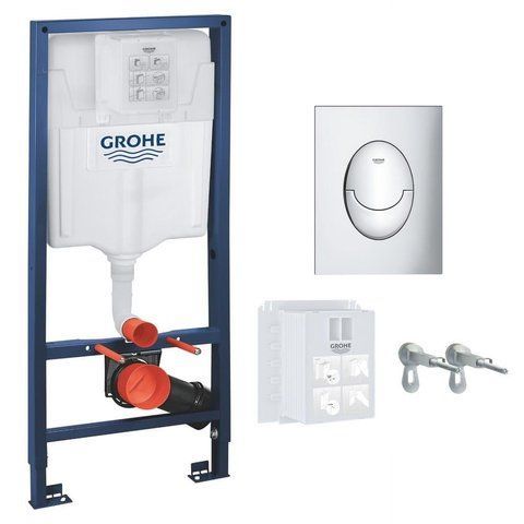Інсталяція для унітаза GROHE RAPID SL 39503000, хром 63812 фото