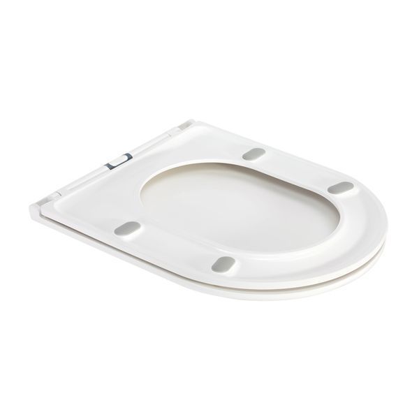 Унітаз-компакт Qtap Robin безобідковий з сидінням Soft-close QT13222141ARW SD00042538 фото