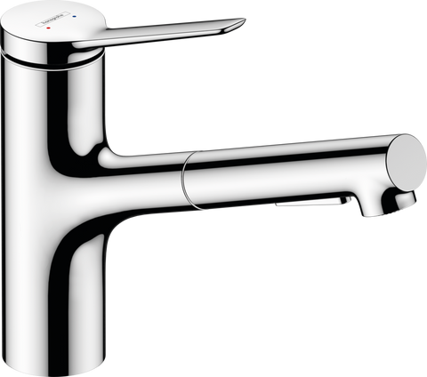 Змішувач з витяжним душем для кухонної мийки HANSGROHE ZESIS M33 74803000 800004187 фото