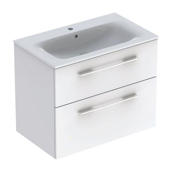 Тумба з умивальником GEBERIT SELNOVA SQUARE 501.240.00.1, білий 79993 фото