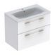 Тумба з умивальником GEBERIT SELNOVA SQUARE 501.240.00.1, білий 79993 фото 1
