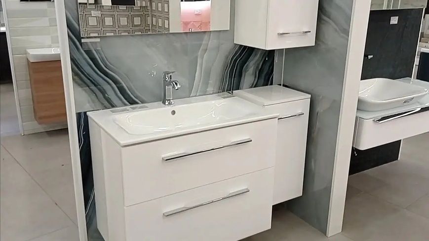 Тумба з умивальником GEBERIT SELNOVA SQUARE 501.240.00.1, білий 79993 фото