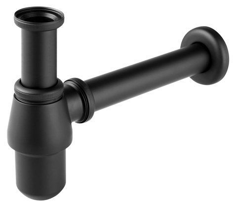 Cифон пляшковий універсальний, латунний, чорний Ferro S30-BL S30-BL фото