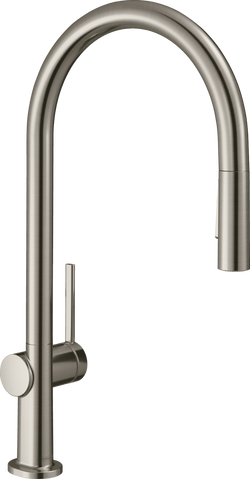 Змішувач для кухонної мийки з висувним душем HANSGROHE TALIS M54 72801800, нержавіюча сталь 77035 фото
