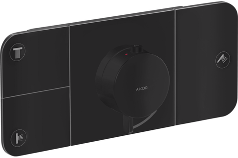 Термостат для 3-х споживачів Axor One, Matt Black 45713670 NAVARA44991 фото