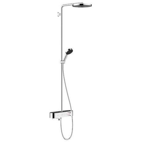 Душова система Hansgrohe HG Pulsify Душова система Showerpipe 260 1jet з термостатом для ванни ShowerTablet 400, хром 24230000 фото