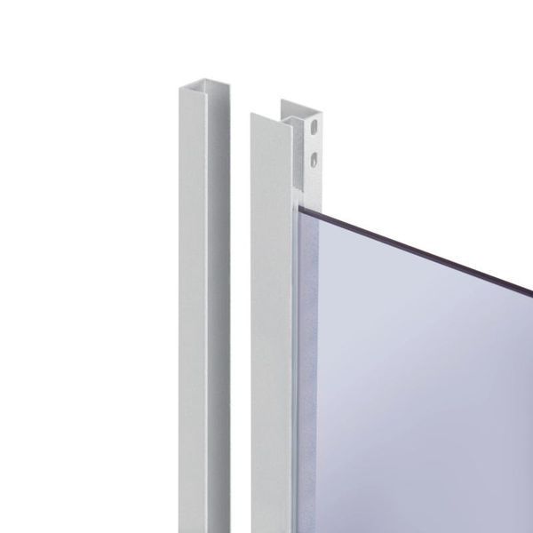 Душова кабіна Lidz Latwa SC80x80.SAT.MID.GR, скло тоноване 4 мм без піддона SD00047609 фото