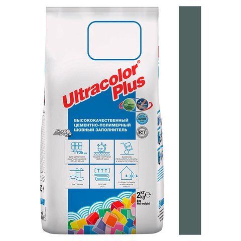 Затирка UltraColor Plus 174/2 ALU Торнадо Mapei NSVIT932829 фото