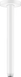 Кронштейн верхнього душу стельовий HANSGROHE 27389700, білий матовий 90346 фото 1