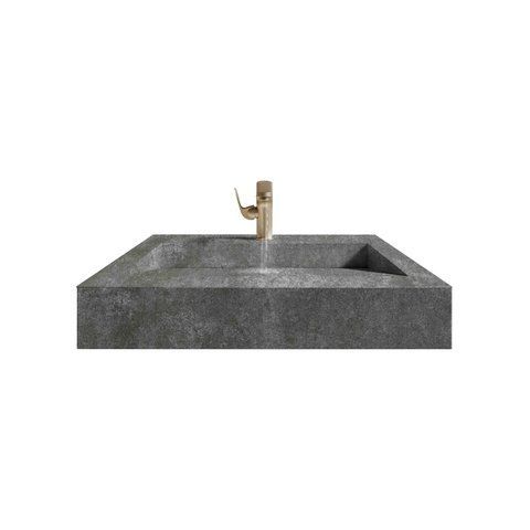 Раковина з керамограніту DSALO001 Allore Group CONCRETE Anthracite dsrk583595055 фото
