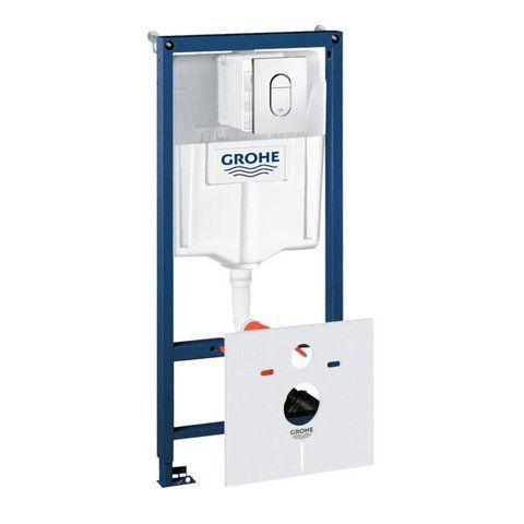 Інсталяція для унітаза Grohe Rapid SL 38929000 з клавішею Arena Cosmopolitan хром 345952 фото