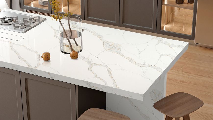 Кварцовий камінь Avant 7070 Calacatta Versailles 320x160см, 20 мм DS-AV-CLC-VRS-320x160 фото