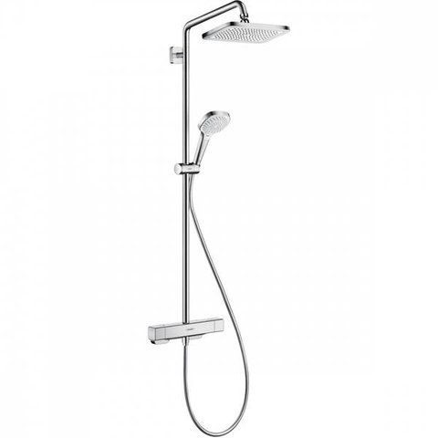 Душова система Hansgrohe Croma E Showerpipe 280 1jet 27630000 з термостатом 437009 фото