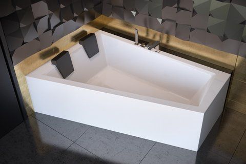 Ванна акрилова INTIMA DUO 170x125 Ліва (соло) без ніг NAVARA39679 фото