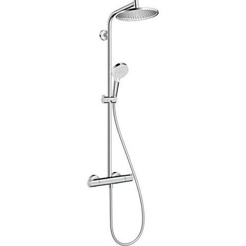 Crometta S 240 1jet Showerpipe Душова система з термостатом, хром 27267000 фото
