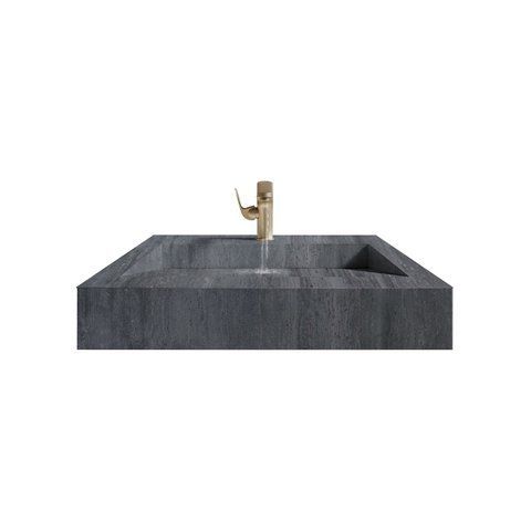 Раковина з керамограніту DSALO001 Teo Ceramics Travertine Anthracite F PC R Mat dsrk583599015 фото
