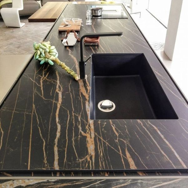 Керамограніт Laminam I Naturali Noir Desir, 1000 &times; 3000 мм, 3,5 мм, Матова LAM-16140 фото