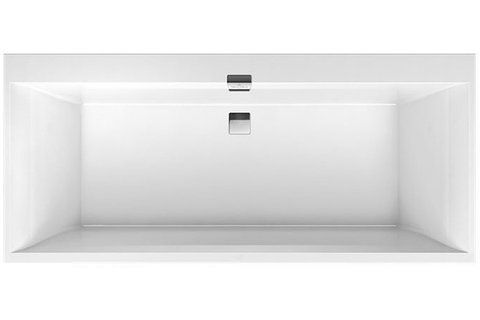 SQUARO EDGE 12 Duo Ванна кварил 1800х800 з ніжками та сифоном (UBQ180SQE2DV-01) NAVARA21539 фото