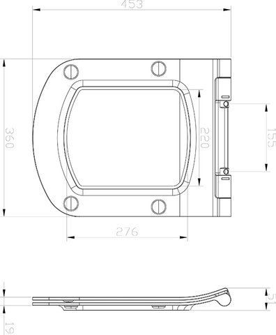 WC Сидіння з кришкою Classic Slim, Біле X01673 фото