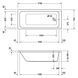 Ванна акриловая DURAVIT D-CODE 170x75 700100000000000 31485 фото 3