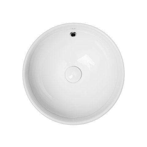 Раковина-чаша Qtap Robin 410х410х180 White з донним клапаном QT1311A004W SD00045946 фото