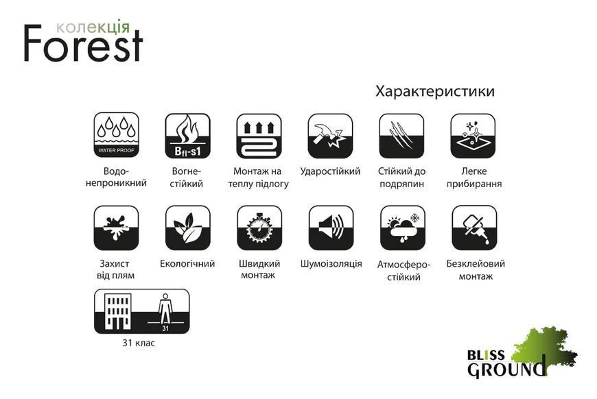 SPC вінілова підлога VELISH 4+1mm 122.0х18.1 BlissGround NAVARA56875 фото