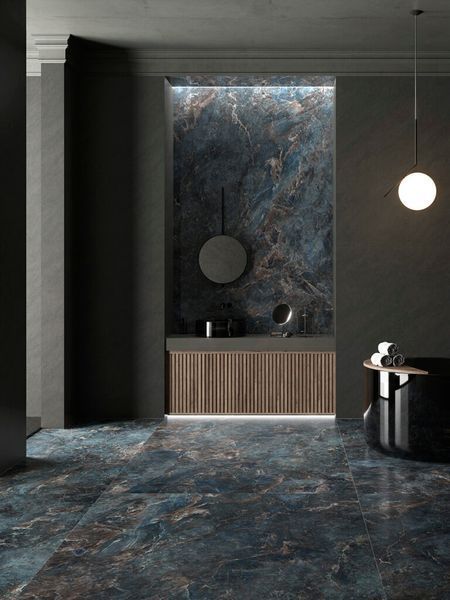 Великоформатний керамограніт Ascale Labradorite Royalblue 3197x1597мм, 6мм DS-ASC-AMZ-LBR-RBLU фото