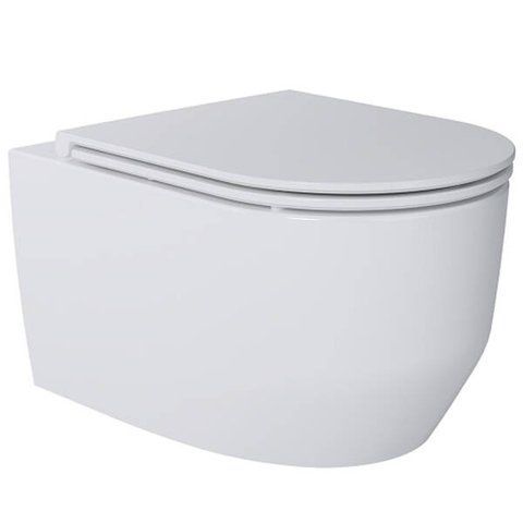 Унітаз підвісний Devit Art 3.0 3030140 безобідковий з кришкою soft-close, Vortex Flush, білий глянець 550951 фото